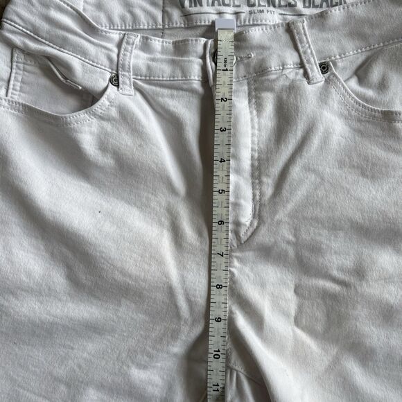 Vintage Genes Black Slim Fit Shorts,  Women’s Size 32 White MSRP $55 - Picture 7 of 10